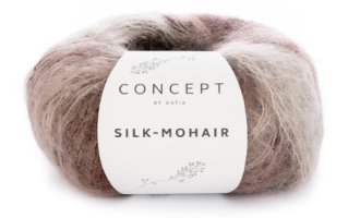 Silk Mohair, Braun-Winterweiss