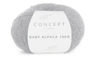 Baby Alpaca 100 %, Grau